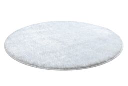 RugsX Dywaniki Łazienkowe Rug in White - Size: 100 cm diameter - thumbnail 2