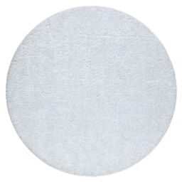 RugsX Dywaniki Łazienkowe Rug in White - Size: 100 cm diameter - thumbnail 1