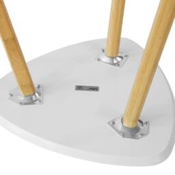 SoBuy Nesting Coffee Tables - Bamboo Legs in White - thumbnail 6