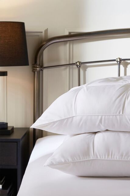 Hotel Pure Luxury Premium Suite Pleated Pillow Pair in White - image 1