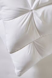 Hotel Pure Luxury Premium Suite Pleated Pillow Pair in White - thumbnail 4