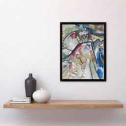 "Artery8 Improvisation 21A Abstract Landscape Kandinsky Framed Wall Art Print - Size: W12"" x H16""" - thumbnail 4