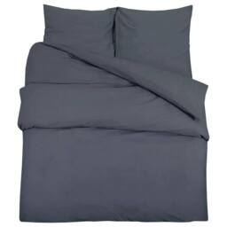 Berkfield Home Duvet Cover Set Anthracite 200x220 cm Light-weight Microfiber in Charcoal