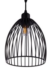 Living and Home Black Modern Industrial Style 3-head Floor Lamp with Irregular Shade - thumbnail 7
