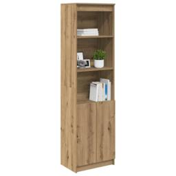 Berkfield Home Highboard Artisan Oak 50x35x180 cm Engineered Wood in Brown - Size: 50 x 35 x 180 cm - thumbnail 4