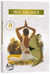KDMD Set of 6 Scented Tealights - Self Balance in Yellow - thumbnail 2
