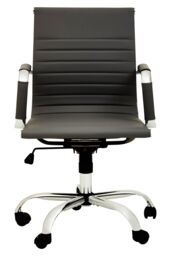 Orsina Ergonomic Black Low Back Home Office Chair, Comfortable Work From Home Chair, Movable Ergonomic Work Chair - thumbnail 2