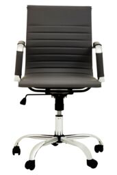 Orsina Ergonomic Black Low Back Home Office Chair, Comfortable Work From Home Chair, Movable Ergonomic Work Chair - thumbnail 3