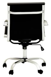 Orsina Ergonomic Black Low Back Home Office Chair, Comfortable Work From Home Chair, Movable Ergonomic Work Chair - thumbnail 5