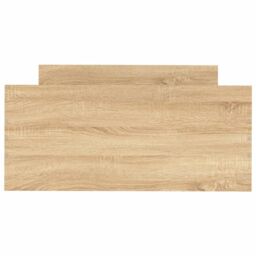 Berkfield Home Bed Frame Sonoma Oak 90x190 cm Single Engineered Wood in Brown - thumbnail 4