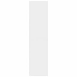 Berkfield Home Wardrobe White 30x50x200 cm Engineered Wood - Size: 30 x 50 x 200 cm - thumbnail 6