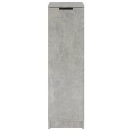 Berkfield Home Shoe Cabinet Concrete Grey 30x35x100 cm Engineered Wood - Size: 30 x 35 x 100 cm - thumbnail 5