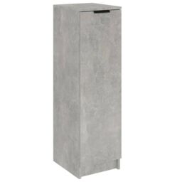 Berkfield Home Shoe Cabinet Concrete Grey 30x35x100 cm Engineered Wood - Size: 30 x 35 x 100 cm - thumbnail 2