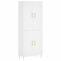 Berkfield Home Highboard White 69.5x34x180 cm Engineered Wood - thumbnail 2