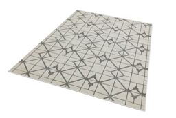 The Rug Shop UK Grey Modern Geometric Easy To Clean Cotton Backing Area Rug - Size: 240 cm x 340 cm - thumbnail 4