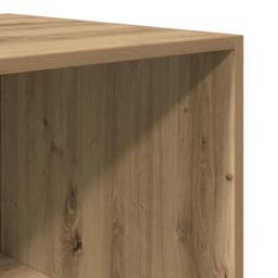Berkfield Home Wardrobe Artisian Oak 80x50x200 cm Engineered Wood in Brown - Size: 80 x 50 x 200 cm - thumbnail 7