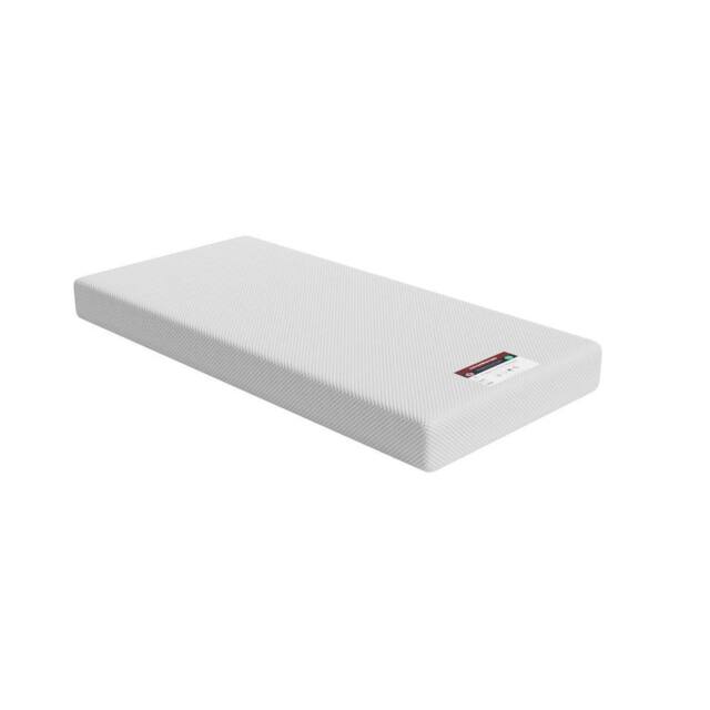 Rest Relax Visco Therapy Essential 18cm Cool Blue Foam Mattress Cooler Comfort in White - Size: Small Double - image 1