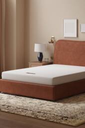 Rest Relax Visco Therapy Essential 18cm Cool Blue Foam Mattress Cooler Comfort in White - Size: Small Double - thumbnail 5