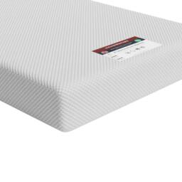 Rest Relax Visco Therapy Essential 18cm Cool Blue Foam Mattress Cooler Comfort in White - Size: Small Double - thumbnail 2