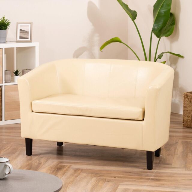 Artemis Home Meriden 2 Seat Tub Sofa in Cream - image 1