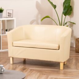 Artemis Home Meriden 2 Seat Tub Sofa in Cream - thumbnail 2