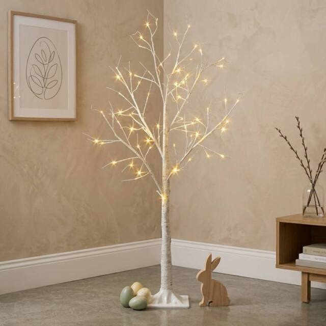 Garden Greatness 3ft Light Up LED Easter Birch Tree - Size: 1 Pack - image 1