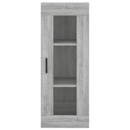 Berkfield Home Highboard Grey Sonoma 34.5x34x180 cm Engineered Wood - thumbnail 8