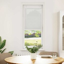 Berkfield Home Pleated Blind Light Grey 45x100 cm Fabric Width 44.4 cm Polyester - thumbnail 2