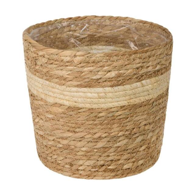 SPETLEK Natural Seagrass Indoor Planter Storage Basket Flower Pot Medium - image 1