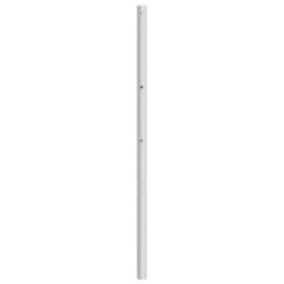 Berkfield Home Metal Headboard White 200 cm - thumbnail 4