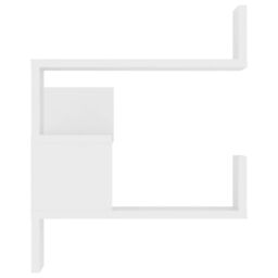 Berkfield Home Wall Corner Shelf White 40x40x50 cm Engineered Wood - Size: 40 x 40 x 50 cm - thumbnail 6