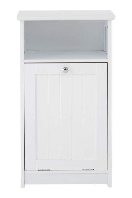 Orsina Slim Storage Floor Cabinet, Big Impact Display Cabinet For Livingroom, Practical Design Storage Unit in White - image 1