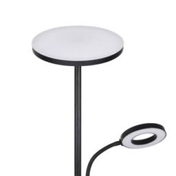 Emitto Mother & Child Floor Lamp Uplighter Adjustable Reading Light Remote in Black - thumbnail 5