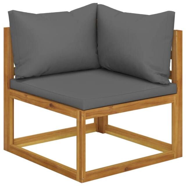 Berkfield Home Beautiful 6 pc Garden Lounge Set with Cushions Solid Wood Acacia in Brown - image 1
