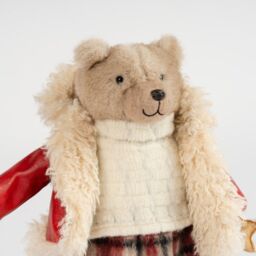 Scottish Everlastings Ltd 38cm Plush Teddy Bear Ornament with skirt in Brown - thumbnail 3