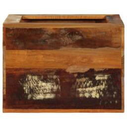 Berkfield Home Stool 40x30x40 cm Solid Reclaimed Wood in Brown - Size: 40 x 30 x 40 cm - thumbnail 4