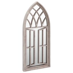 Berkfield Home Mirror Sand 70x30 cm Iron for Indoor Use in Cream - thumbnail 3