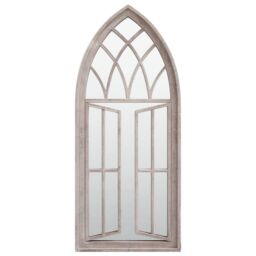 Berkfield Home Mirror Sand 70x30 cm Iron for Indoor Use in Cream - thumbnail 2