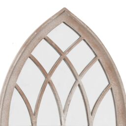 Berkfield Home Mirror Sand 70x30 cm Iron for Indoor Use in Cream - thumbnail 5
