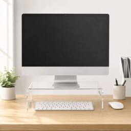 KORVIXA Clear Acrylic Monitor Riser - Size: 0.6m2 - thumbnail 5