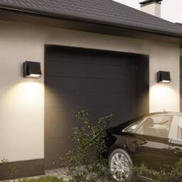 Goeco LED Wall Light, Outdoor/Indoor IP65, 5 W 3000 K, for Garden, Garage in Black - thumbnail 6