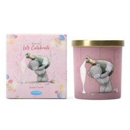 Me To You Let's Celebrate Candle - Gold Fizz Scent 206G (1-Wick) in Pink - Size: Small