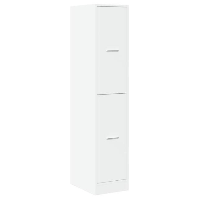Berkfield Home Elegant Apothecary Cabinet White 30x41x144.5 cm Engineered Wood - image 1