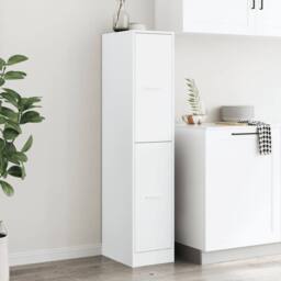 Berkfield Home Elegant Apothecary Cabinet White 30x41x144.5 cm Engineered Wood - thumbnail 4