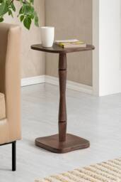 MH London Solid Mango Wood Free-Form Side Table, Accent End Table - Jasmine in Brown