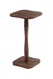 MH London Solid Mango Wood Free-Form Side Table, Accent End Table - Jasmine in Brown - thumbnail 4