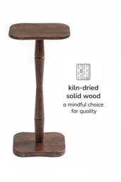 MH London Solid Mango Wood Free-Form Side Table, Accent End Table - Jasmine in Brown - thumbnail 5