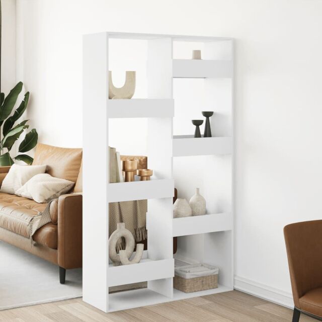 Berkfield Home Room Divider White 100x33x175 cm Engineered Wood - Size: 100 x 33 x 175 cm - image 1