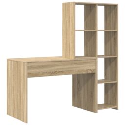 Berkfield Home with Shelf with Storage Sonoma oak Engineered wood in Brown - thumbnail 6