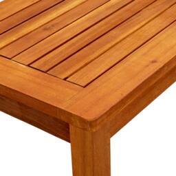 Berkfield Home Decorative Garden Coffee Table 50x35x36 cm Solid Acacia Wood in Brown - Size: 50 x 35 x 36 cm - thumbnail 5